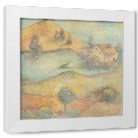 Herb de Provence I White Modern Wood Framed Art Print by Linza, Loretta