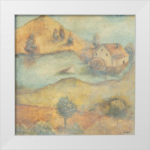 Herb de Provence I White Modern Wood Framed Art Print by Linza, Loretta