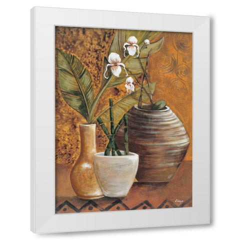 Travel Story I White Modern Wood Framed Art Print by Linza, Loretta