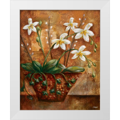 Copper Vessel I White Modern Wood Framed Art Print by Linza, Loretta