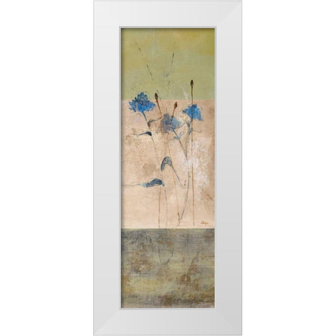 Kimono II White Modern Wood Framed Art Print by Linza, Loretta