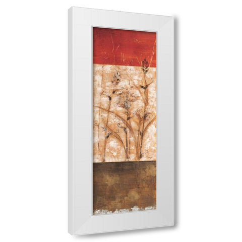 Fresco II White Modern Wood Framed Art Print by Linza, Loretta