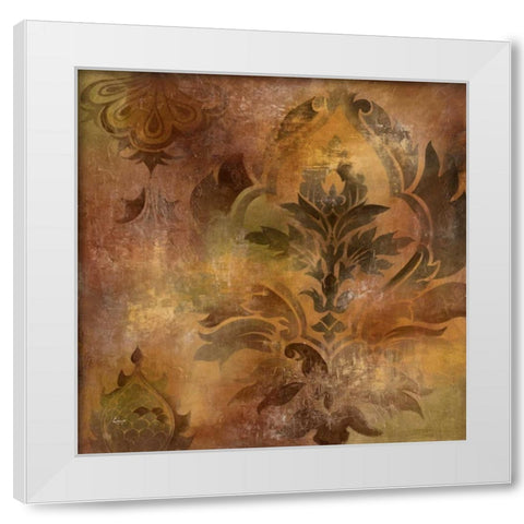 Georgette I White Modern Wood Framed Art Print by Linza, Loretta