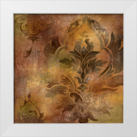 Georgette I White Modern Wood Framed Art Print by Linza, Loretta