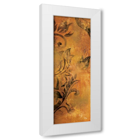 Georgette III White Modern Wood Framed Art Print by Linza, Loretta