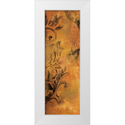Georgette III White Modern Wood Framed Art Print by Linza, Loretta