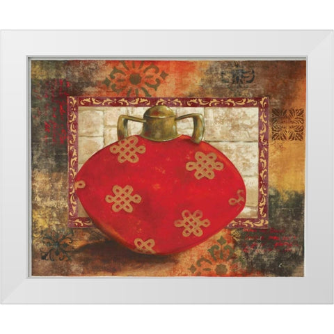 Eastern Wares I White Modern Wood Framed Art Print by Linza, Loretta