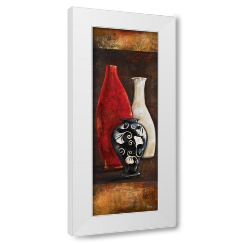 Eastern Bazaar I White Modern Wood Framed Art Print by Linza, Loretta