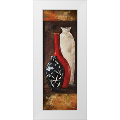Eastern Bazaar II White Modern Wood Framed Art Print by Linza, Loretta