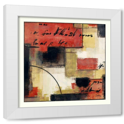 Royal Phase I White Modern Wood Framed Art Print by Marque, Lucia