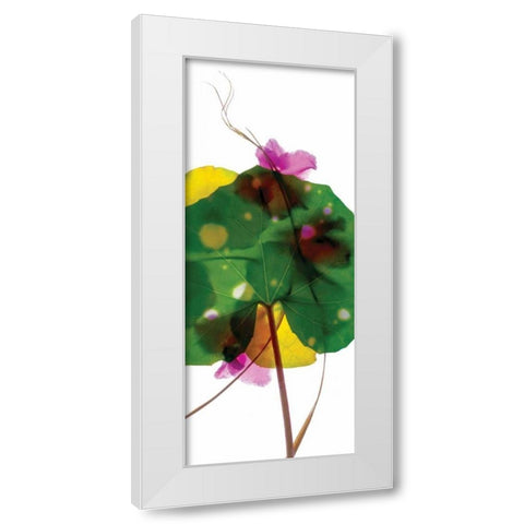 Leopard Leaf White Modern Wood Framed Art Print by McLemore, Julia