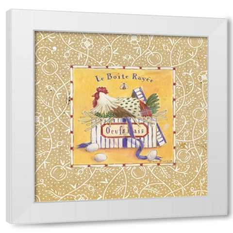 Le Boite Rayee White Modern Wood Framed Art Print by McCollum, Sudi