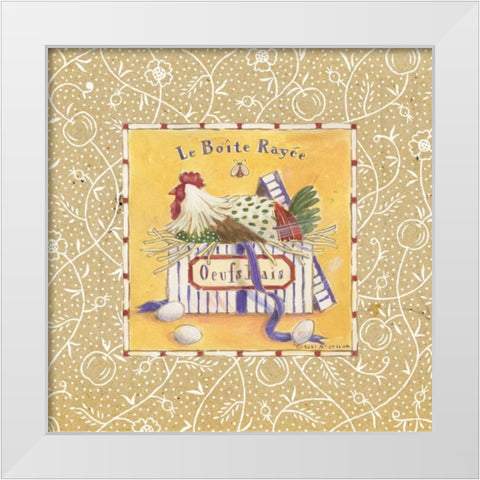 Le Boite Rayee White Modern Wood Framed Art Print by McCollum, Sudi