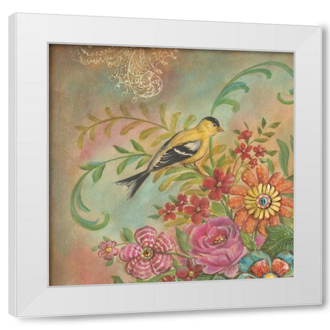 Splendid Botanical I White Modern Wood Framed Art Print by McRostie, Kate