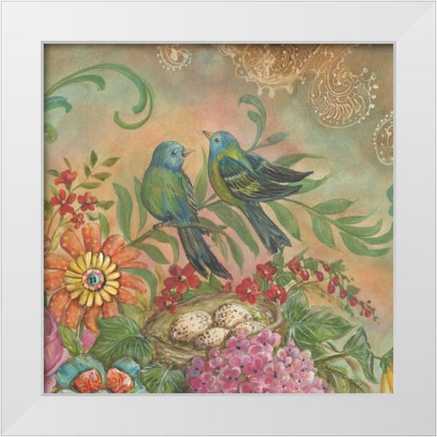 Splendid Botanical II White Modern Wood Framed Art Print by McRostie, Kate