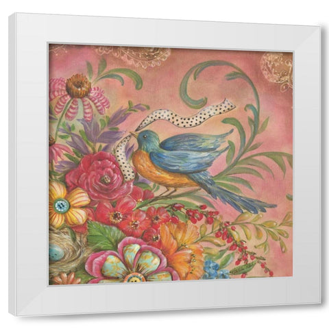 Splendid Botanical IV White Modern Wood Framed Art Print by McRostie, Kate