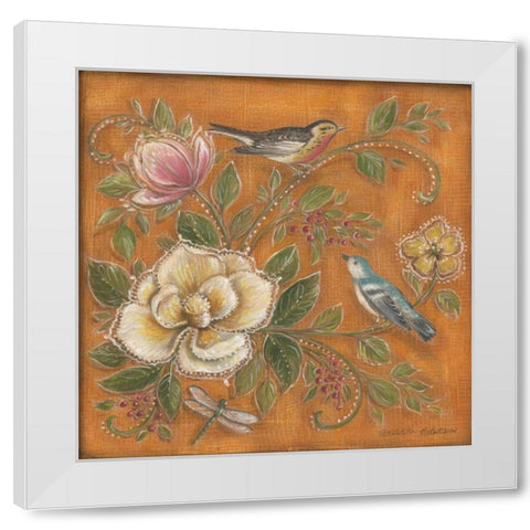 Garden Menagerie II White Modern Wood Framed Art Print by McRostie, Kate