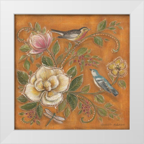 Garden Menagerie II White Modern Wood Framed Art Print by McRostie, Kate