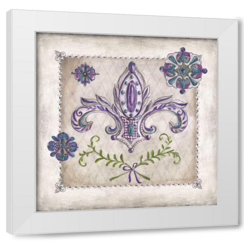 Royal Crown I White Modern Wood Framed Art Print by McRostie, Kate