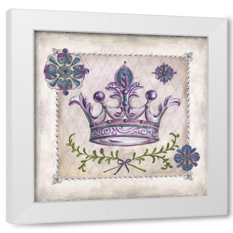 Royal Crown II White Modern Wood Framed Art Print by McRostie, Kate