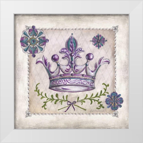 Royal Crown II White Modern Wood Framed Art Print by McRostie, Kate