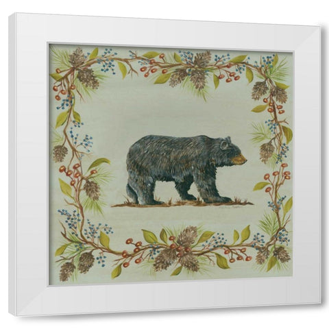 Blue Aspen Woods I White Modern Wood Framed Art Print by McRostie, Kate