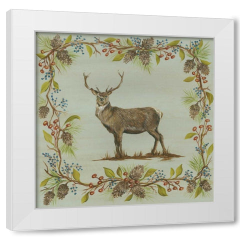 Blue Aspen Woods II White Modern Wood Framed Art Print by McRostie, Kate