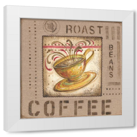 Cafe Valencia I White Modern Wood Framed Art Print by McRostie, Kate