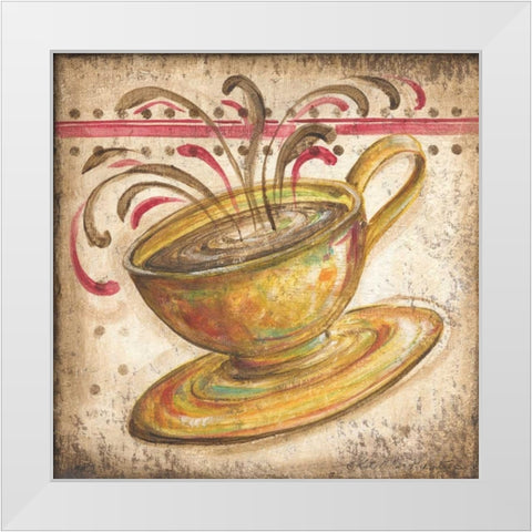 Valencia Cup I White Modern Wood Framed Art Print by McRostie, Kate