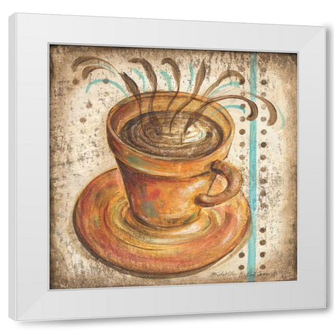 Valencia Cup II White Modern Wood Framed Art Print by McRostie, Kate