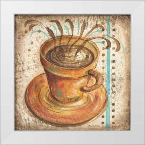 Valencia Cup II White Modern Wood Framed Art Print by McRostie, Kate