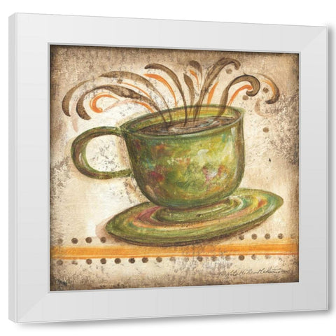 Valencia Cup IV White Modern Wood Framed Art Print by McRostie, Kate