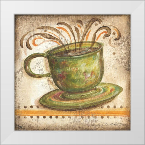 Valencia Cup IV White Modern Wood Framed Art Print by McRostie, Kate
