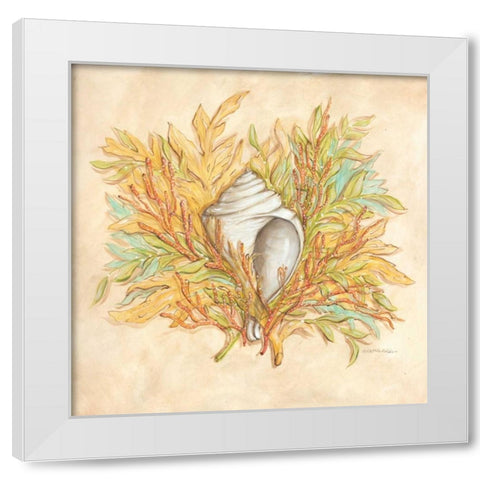Coral Reef III White Modern Wood Framed Art Print by McRostie, Kate