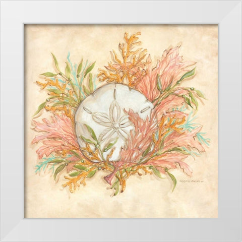 Coral Reef IV White Modern Wood Framed Art Print by McRostie, Kate