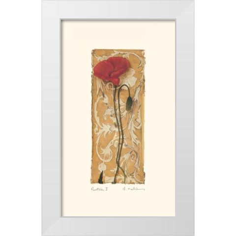 Rustica I White Modern Wood Framed Art Print by Melious, Amy