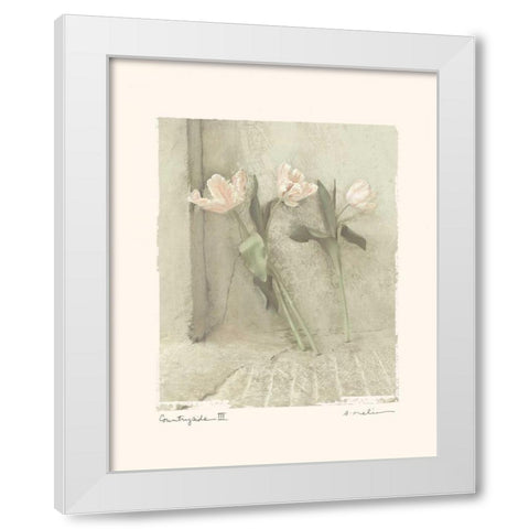 Countryside III White Modern Wood Framed Art Print by Melious, Amy