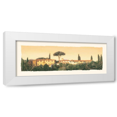 Bella Sera II White Modern Wood Framed Art Print by Melious, Amy