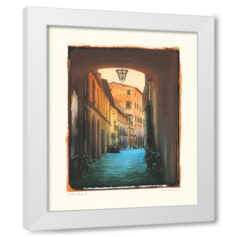 Italian Lane II White Modern Wood Framed Art Print by Melious, Amy