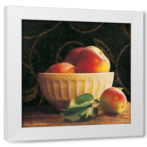 Frutta del Pranzo I White Modern Wood Framed Art Print by Melious, Amy