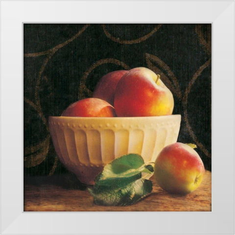 Frutta del Pranzo I White Modern Wood Framed Art Print by Melious, Amy