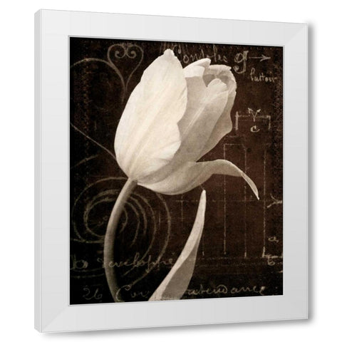 Garden Architecture I White Modern Wood Framed Art Print by Melious, Amy