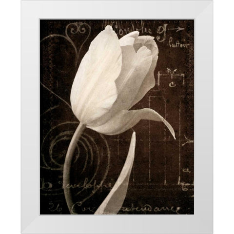 Garden Architecture I White Modern Wood Framed Art Print by Melious, Amy