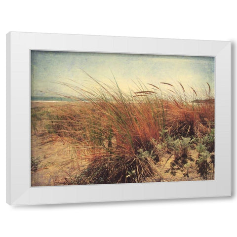 Sand Dunes II White Modern Wood Framed Art Print by Melious, Amy