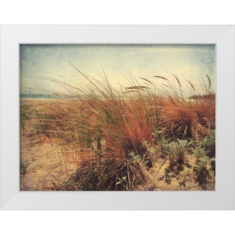 Sand Dunes II White Modern Wood Framed Art Print by Melious, Amy