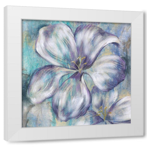 Summer Beauty I White Modern Wood Framed Art Print by Ferry, Margaret
