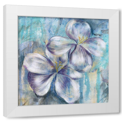 Summer Beauty II White Modern Wood Framed Art Print by Ferry, Margaret