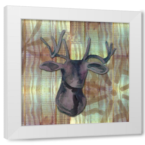Wood and Watercolor II White Modern Wood Framed Art Print by Ferry, Margaret