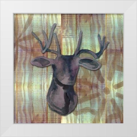 Wood and Watercolor II White Modern Wood Framed Art Print by Ferry, Margaret