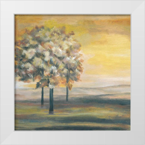 Autumn Sunset I White Modern Wood Framed Art Print by Ferry, Margaret